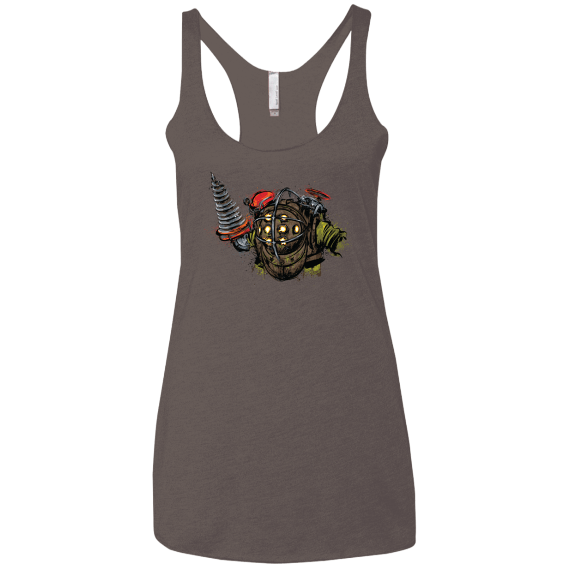 T-Shirts Macchiato / X-Small Big Daddy Women's Triblend Racerback Tank