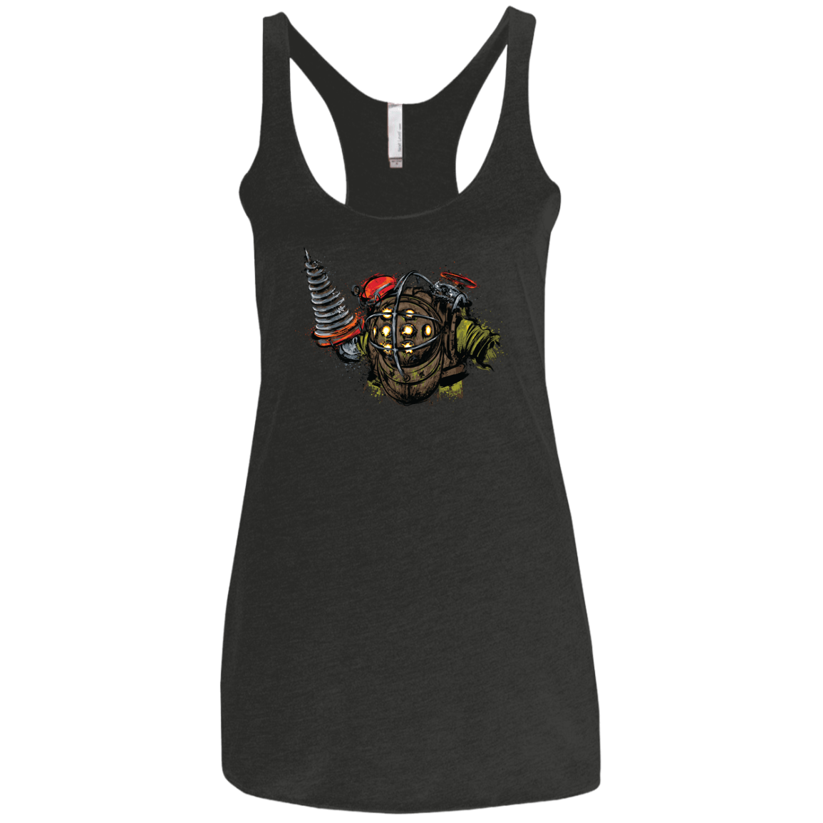 T-Shirts Vintage Black / X-Small Big Daddy Women's Triblend Racerback Tank
