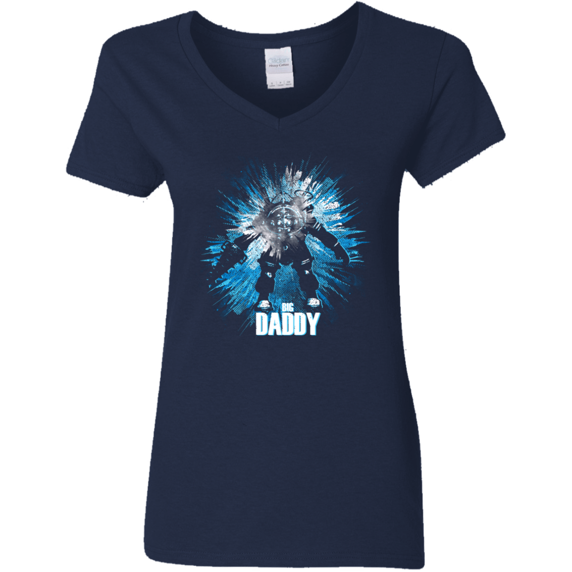T-Shirts Navy / S Big Daddy Women's V-Neck T-Shirt