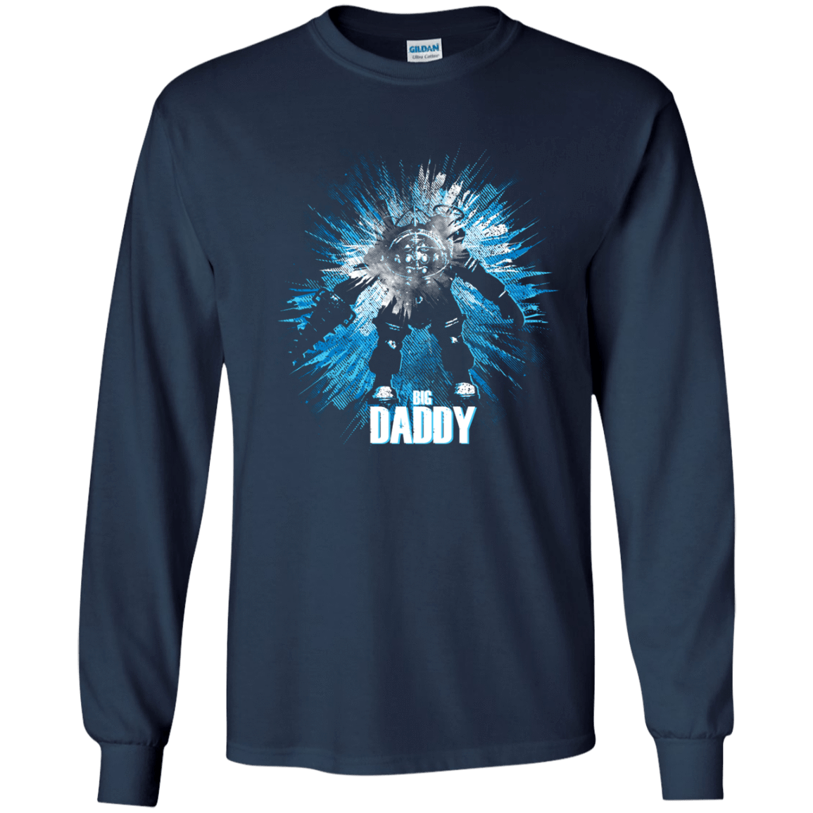 T-Shirts Navy / YS Big Daddy Youth Long Sleeve T-Shirt