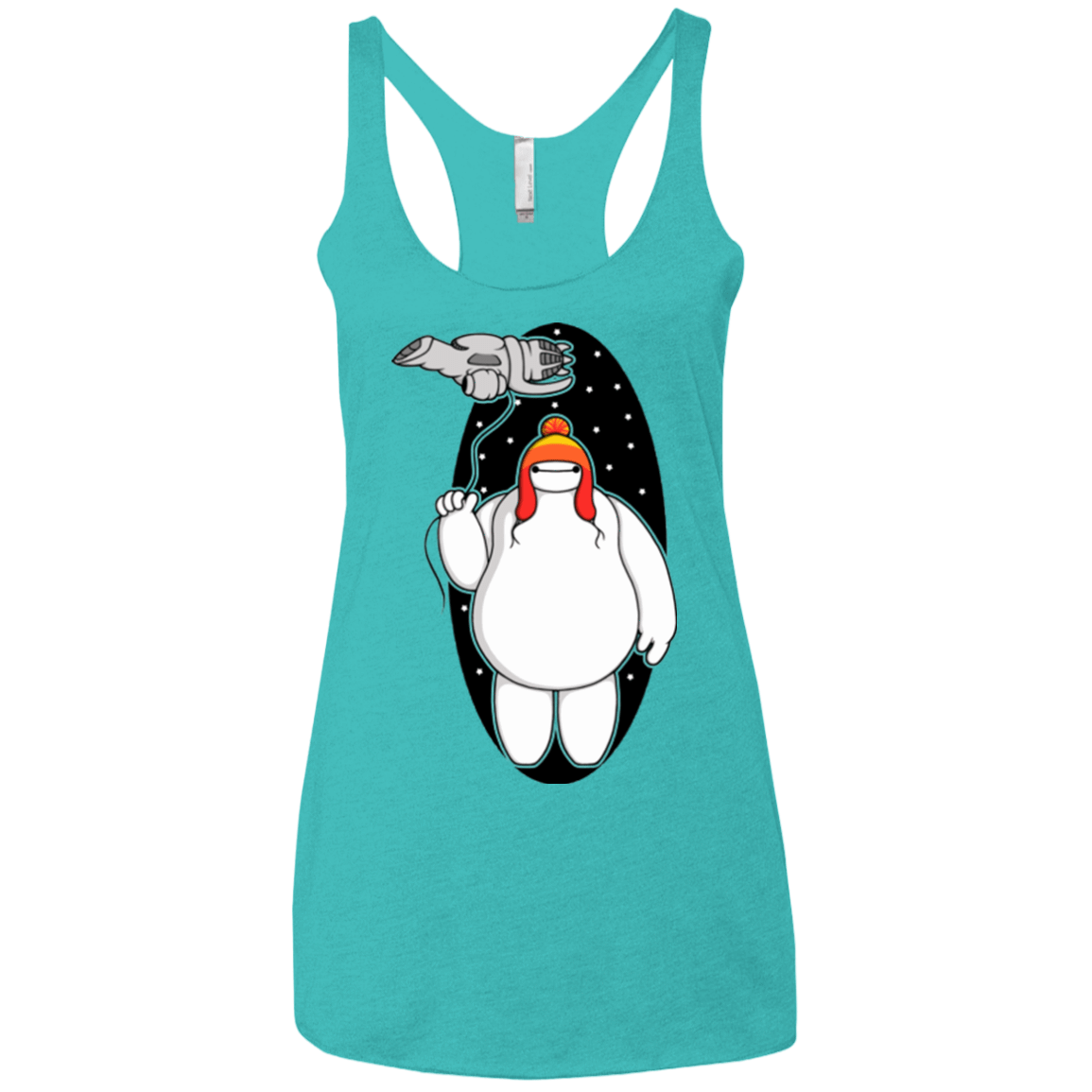 T-Shirts Tahiti Blue / X-Small Big Damn Hero 6 Women's Triblend Racerback Tank