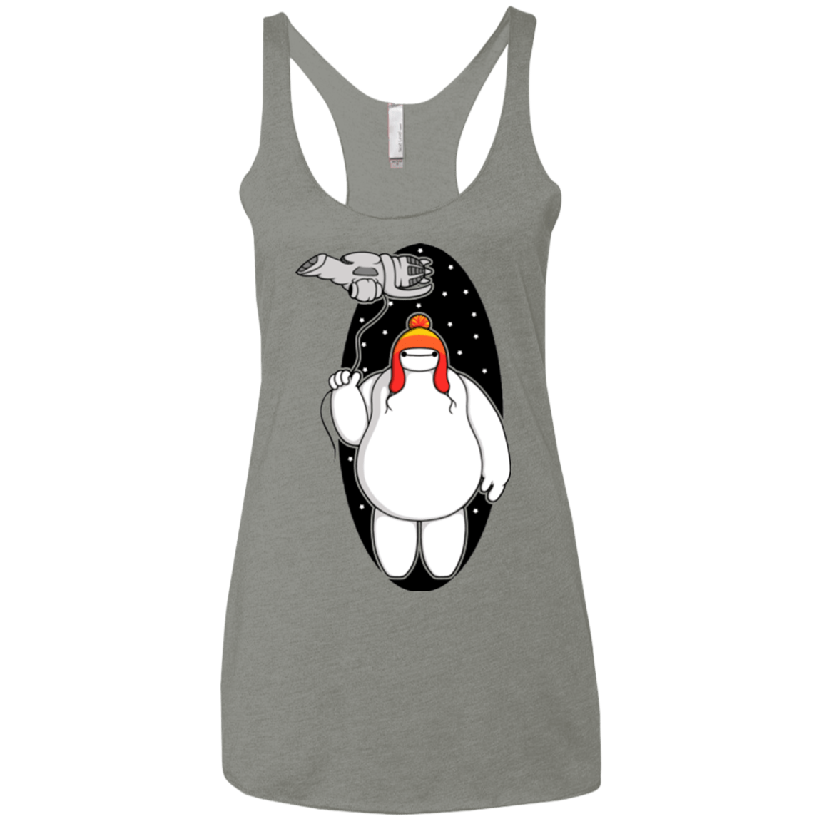 T-Shirts Venetian Grey / X-Small Big Damn Hero 6 Women's Triblend Racerback Tank