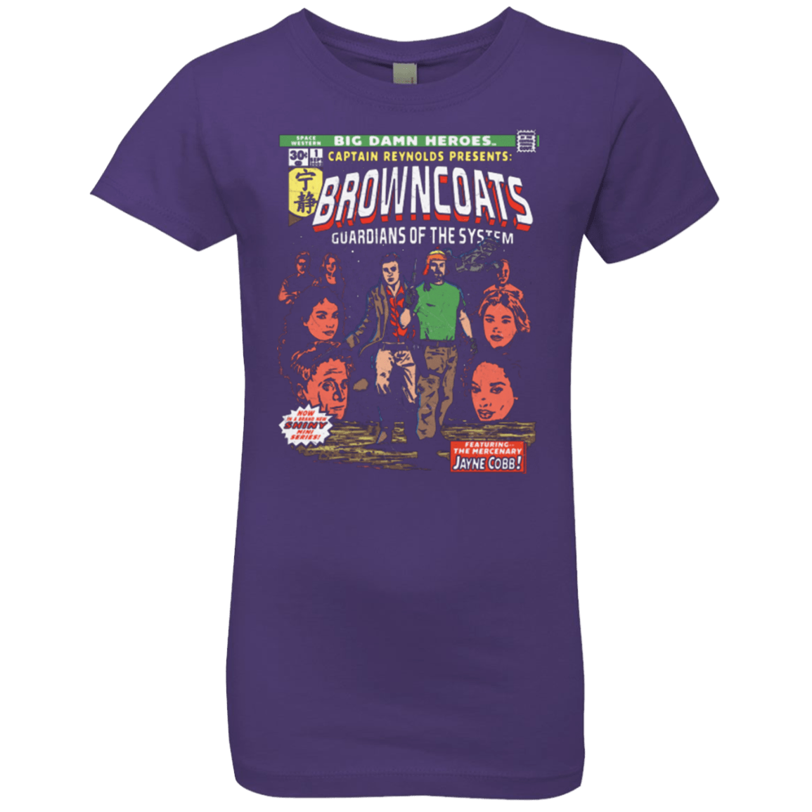 T-Shirts Purple Rush / YXS Big Damn Heroes Girls Premium T-Shirt