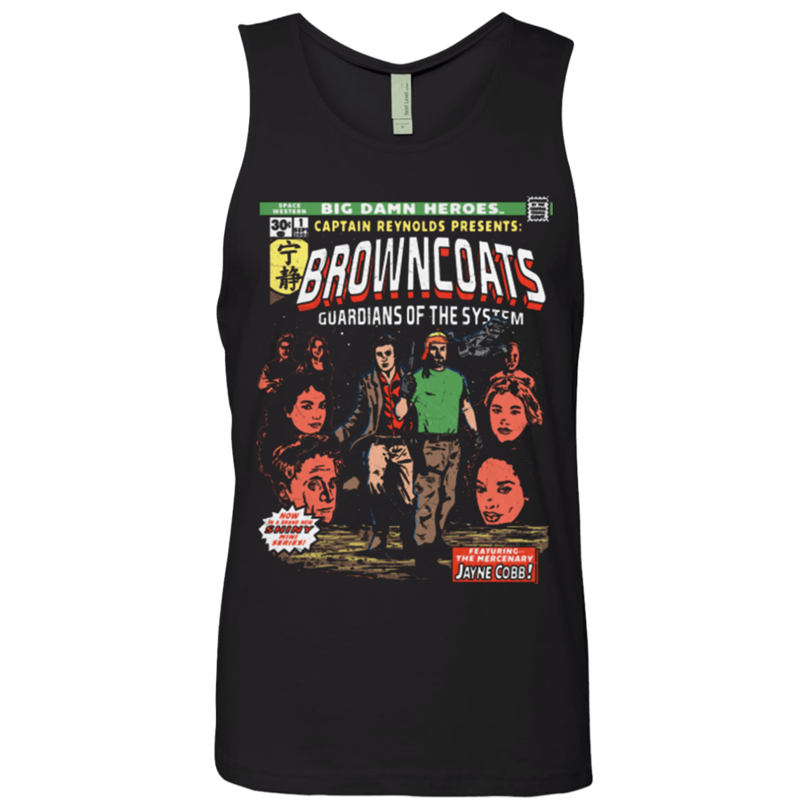 T-Shirts Black / Small Big Damn Heroes Men's Premium Tank Top