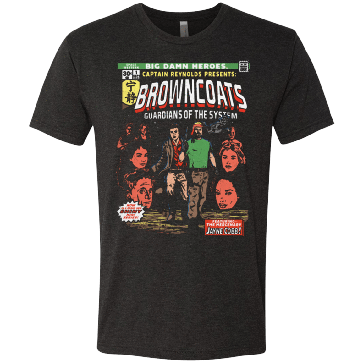 T-Shirts Vintage Black / Small Big Damn Heroes Men's Triblend T-Shirt