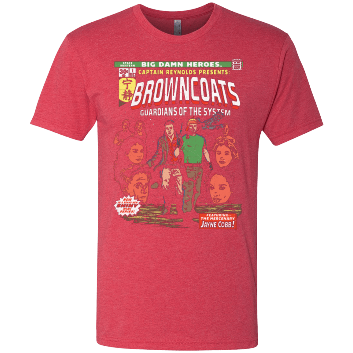 T-Shirts Vintage Red / Small Big Damn Heroes Men's Triblend T-Shirt