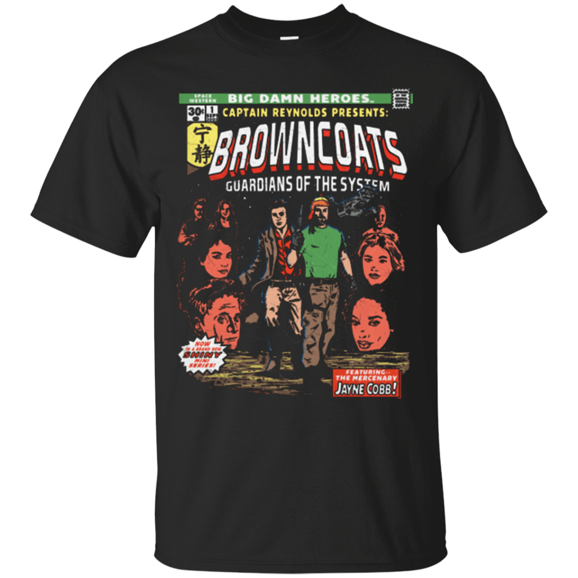 T-Shirts Black / Small Big Damn Heroes T-Shirt