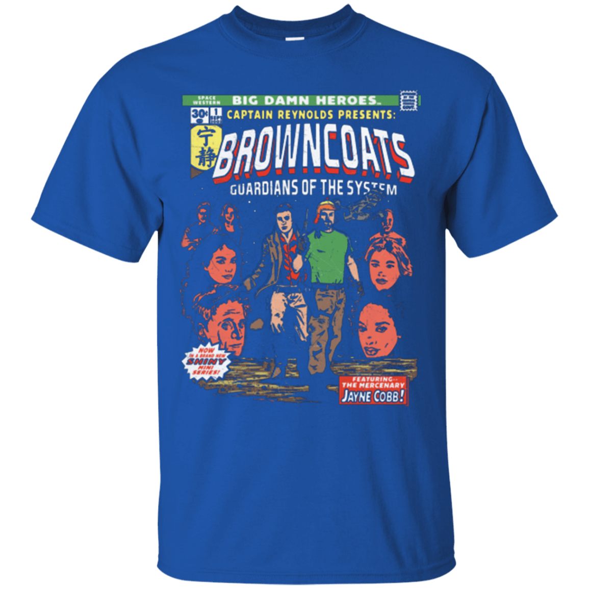 T-Shirts Royal / Small Big Damn Heroes T-Shirt