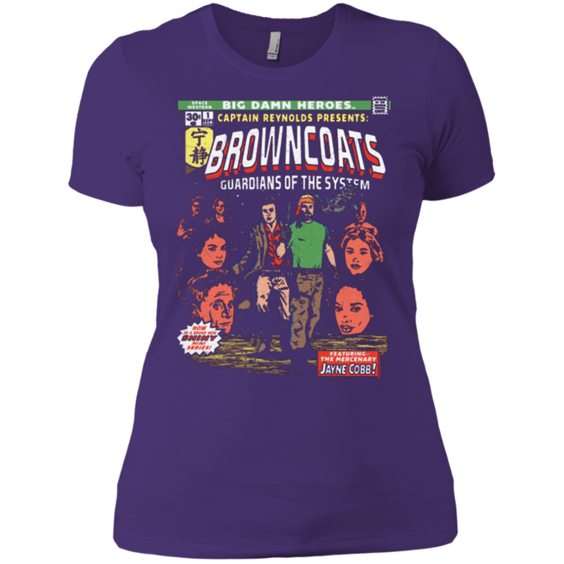 T-Shirts Purple / X-Small Big Damn Heroes Women's Premium T-Shirt