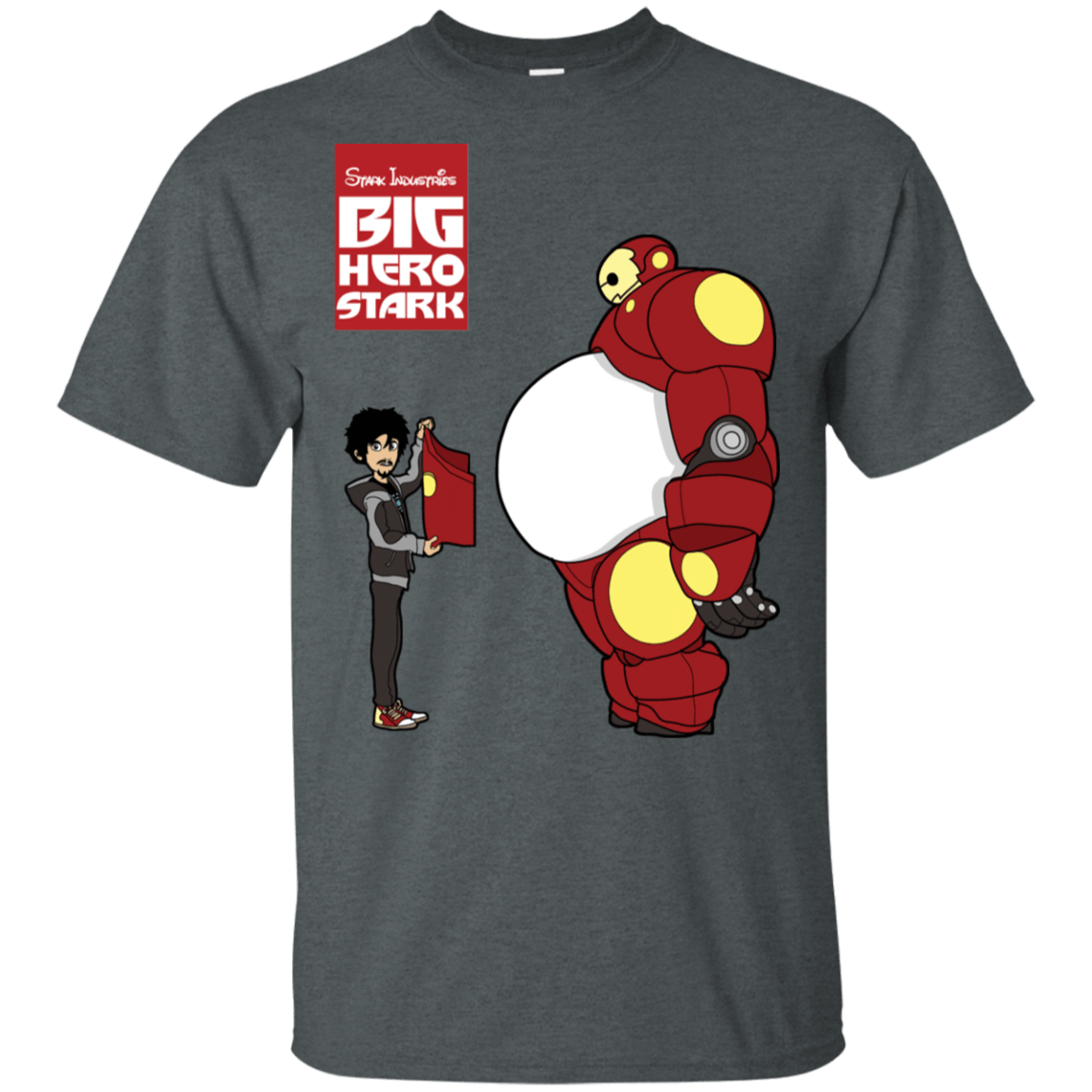T-Shirts Dark Heather / S Big Hero Stark T-Shirt