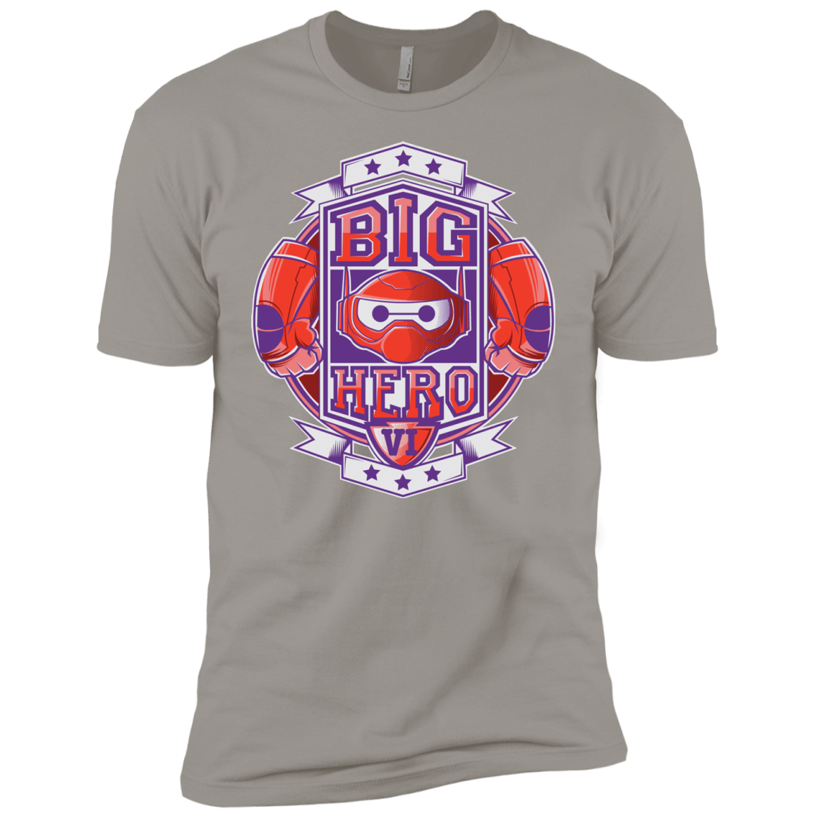 T-Shirts Light Grey / YXS BIG HERO VI BOXING Boys Premium T-Shirt