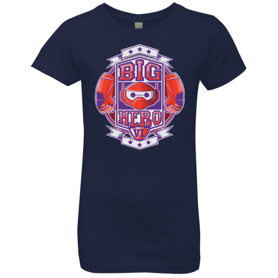 T-Shirts Midnight Navy / YXS BIG HERO VI BOXING Girls Premium T-Shirt