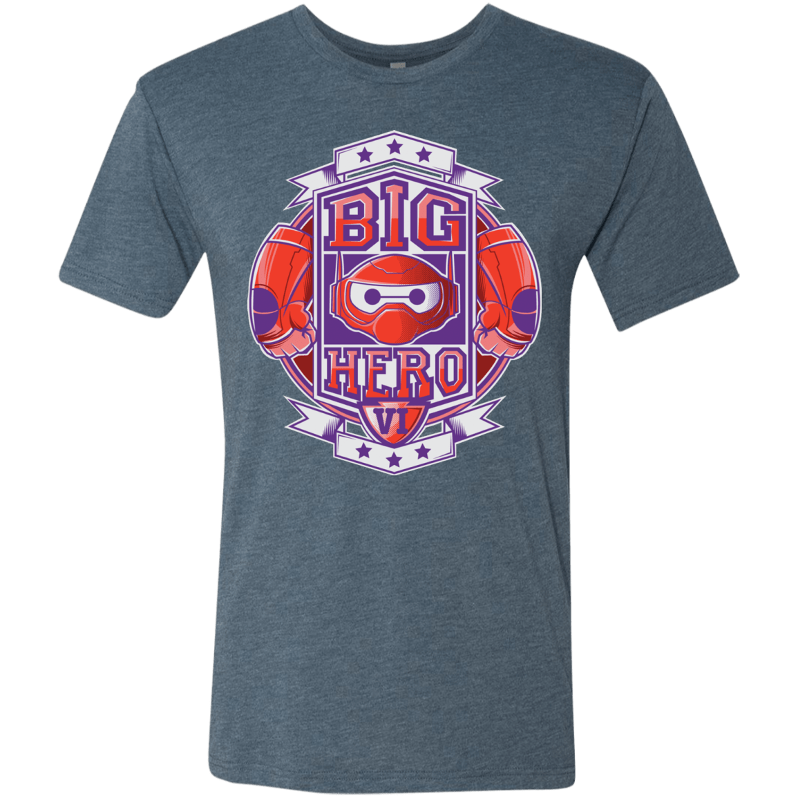 T-Shirts Indigo / Small BIG HERO VI BOXING Men's Triblend T-Shirt