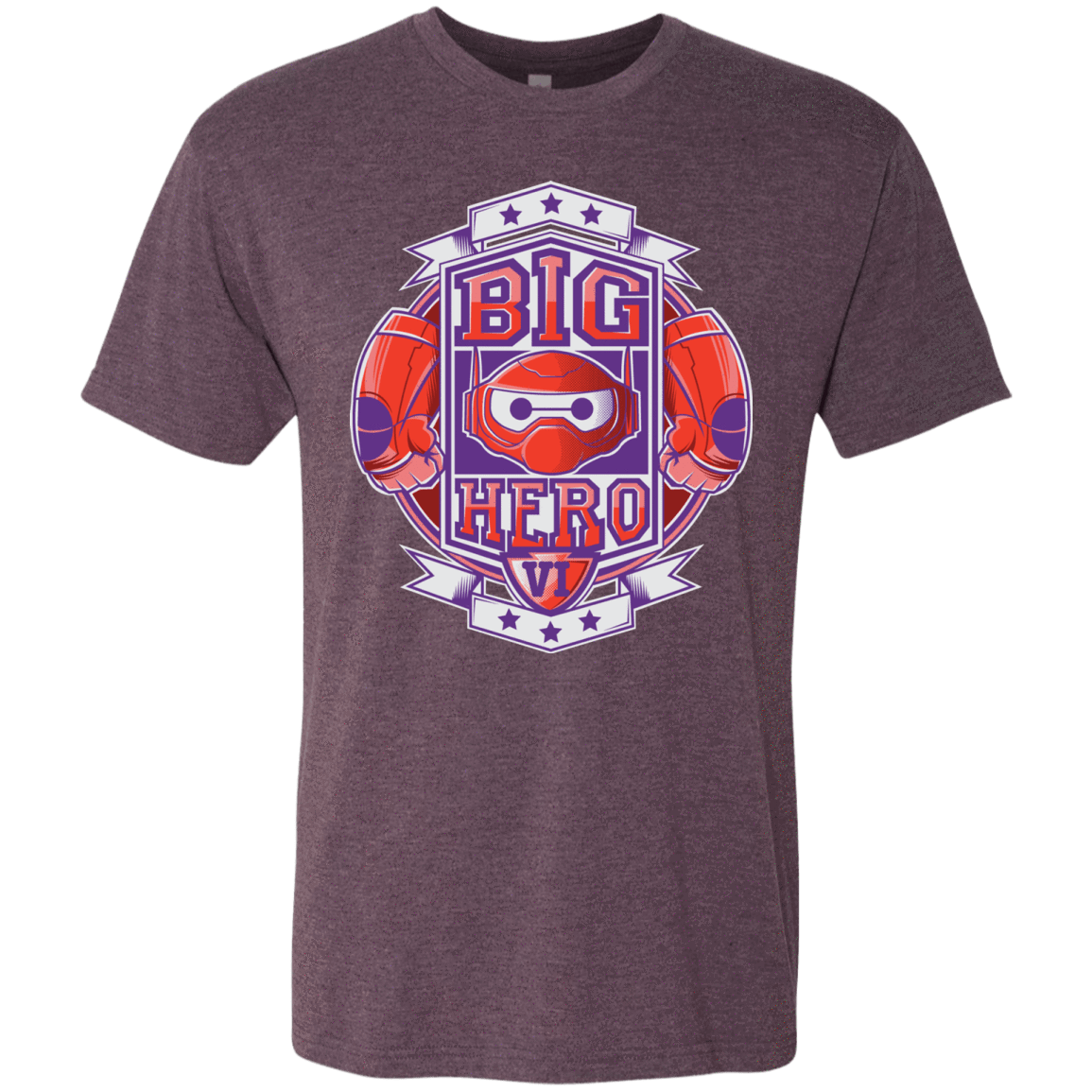T-Shirts Vintage Purple / Small BIG HERO VI BOXING Men's Triblend T-Shirt
