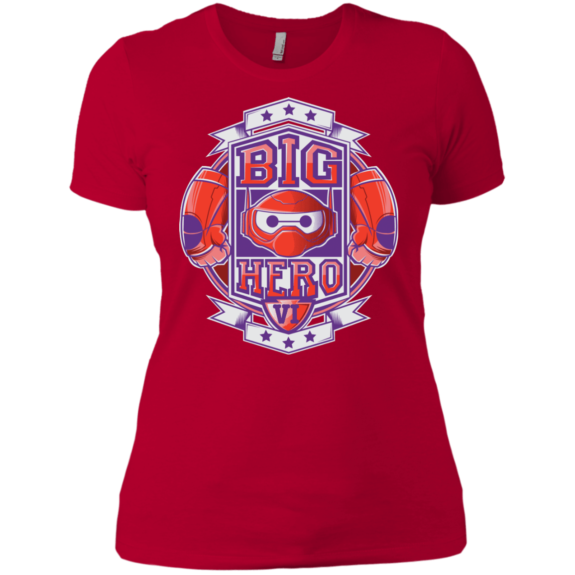 T-Shirts Red / X-Small BIG HERO VI BOXING Women's Premium T-Shirt