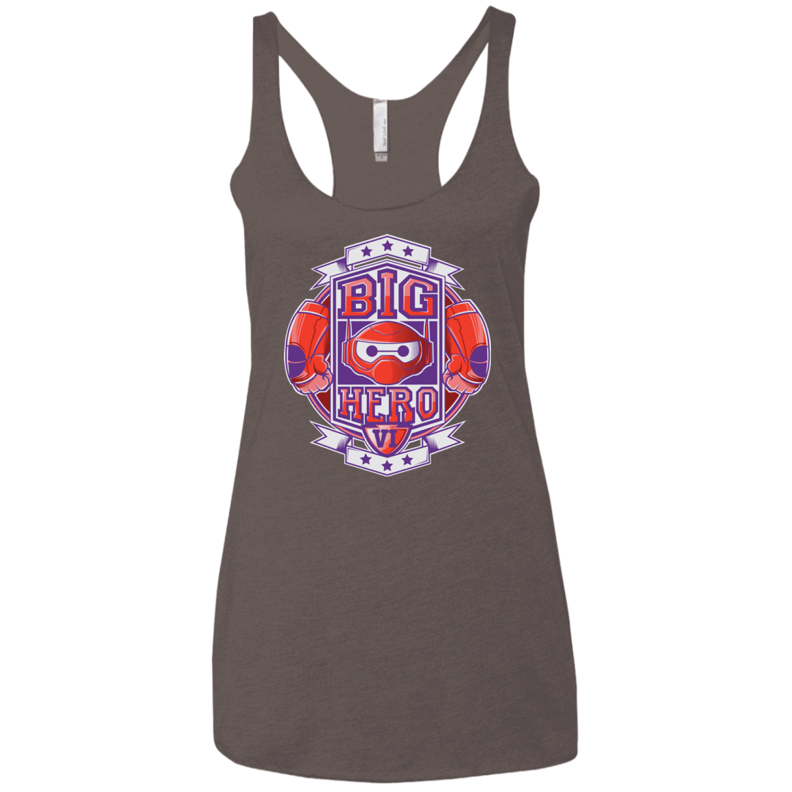 T-Shirts Macchiato / X-Small BIG HERO VI BOXING Women's Triblend Racerback Tank