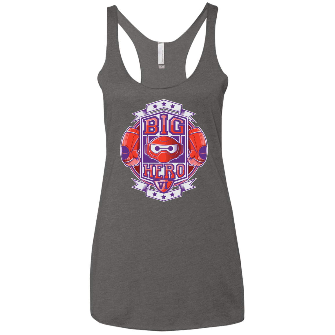 T-Shirts Premium Heather / X-Small BIG HERO VI BOXING Women's Triblend Racerback Tank