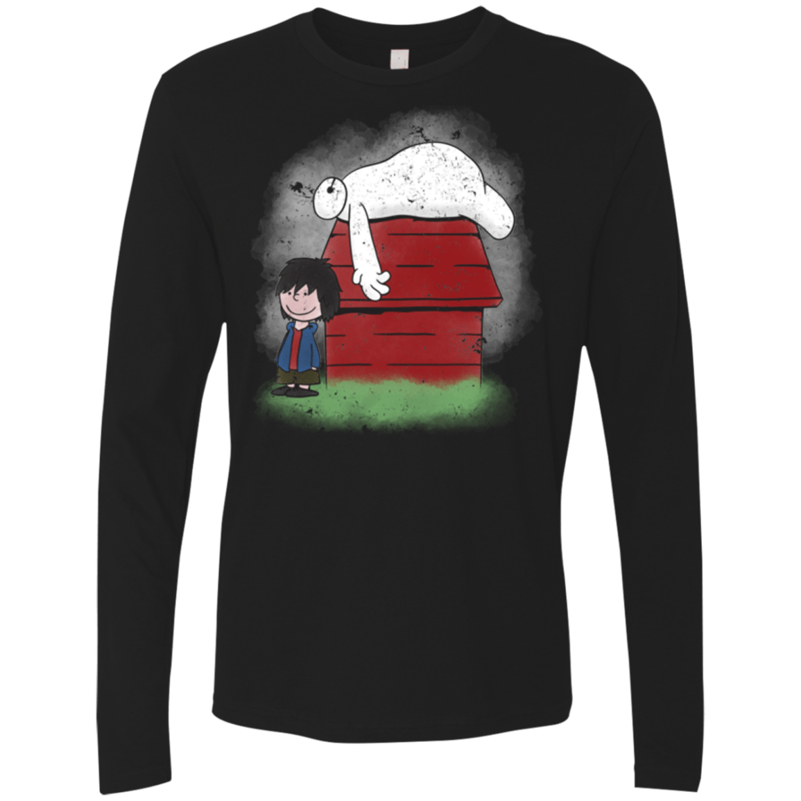 T-Shirts Black / Small Big Peanut 6 Men's Premium Long Sleeve