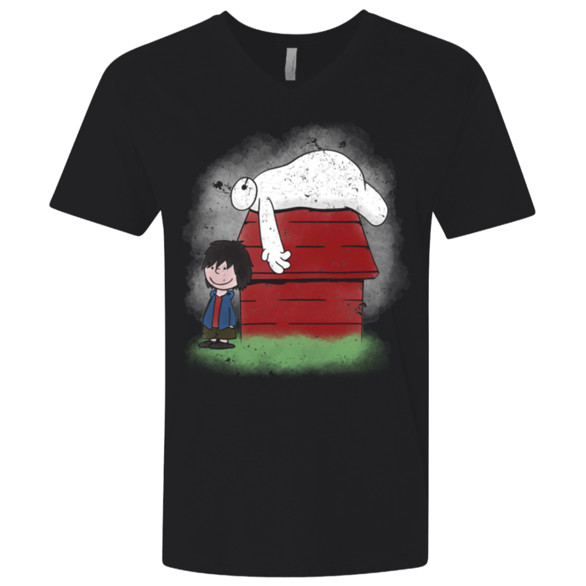 T-Shirts Black / X-Small Big Peanut 6 Men's Premium V-Neck