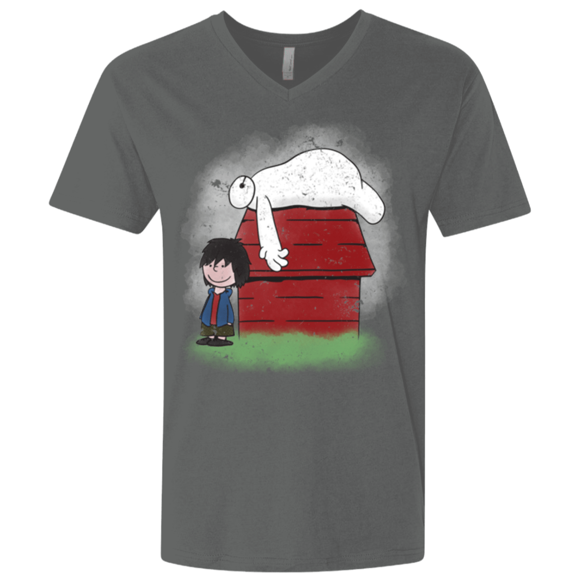 T-Shirts Heavy Metal / X-Small Big Peanut 6 Men's Premium V-Neck