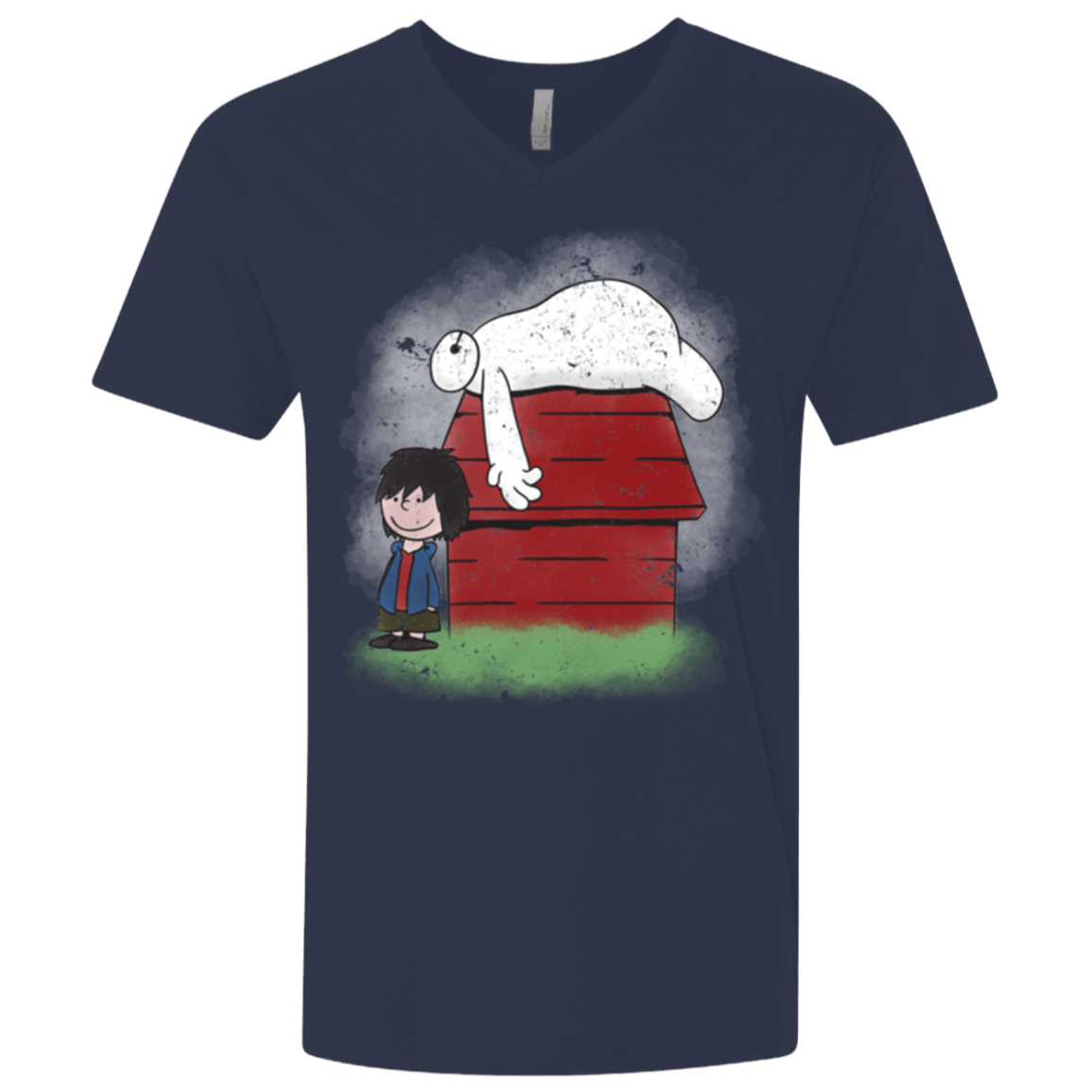 T-Shirts Midnight Navy / X-Small Big Peanut 6 Men's Premium V-Neck