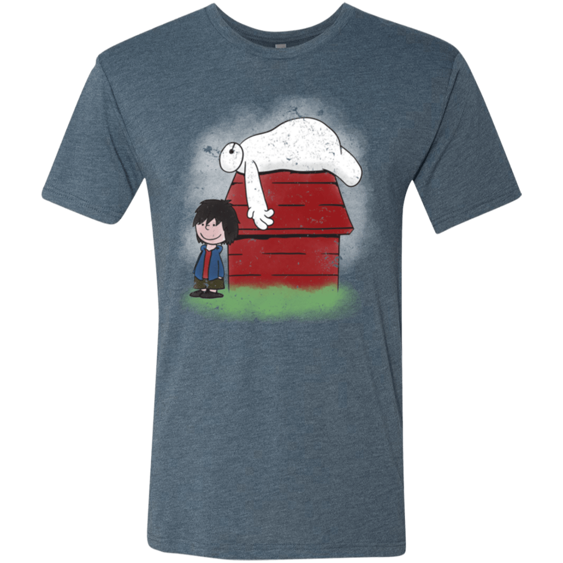 T-Shirts Indigo / Small Big Peanut 6 Men's Triblend T-Shirt