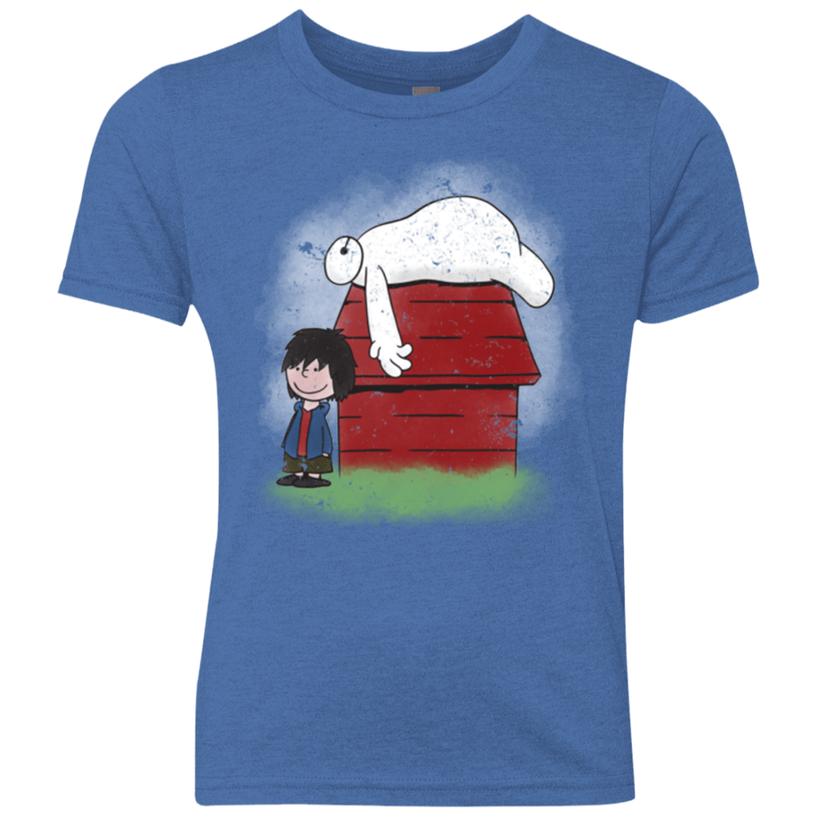 T-Shirts Vintage Royal / YXS Big Peanut 6 Youth Triblend T-Shirt