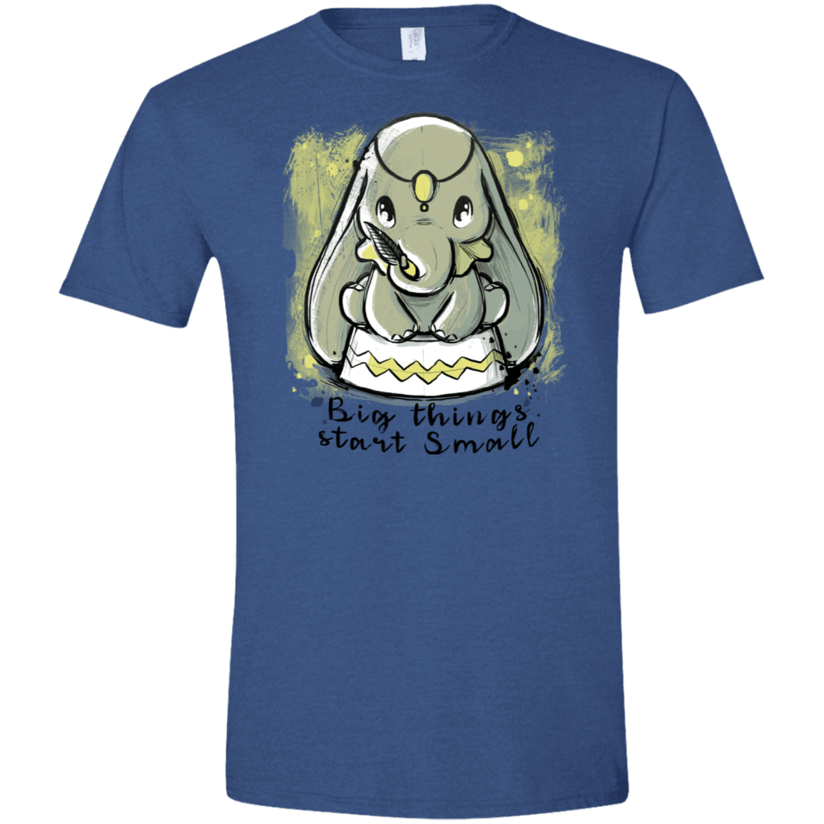 T-Shirts Heather Royal / X-Small Big Things Men's Semi-Fitted Softstyle