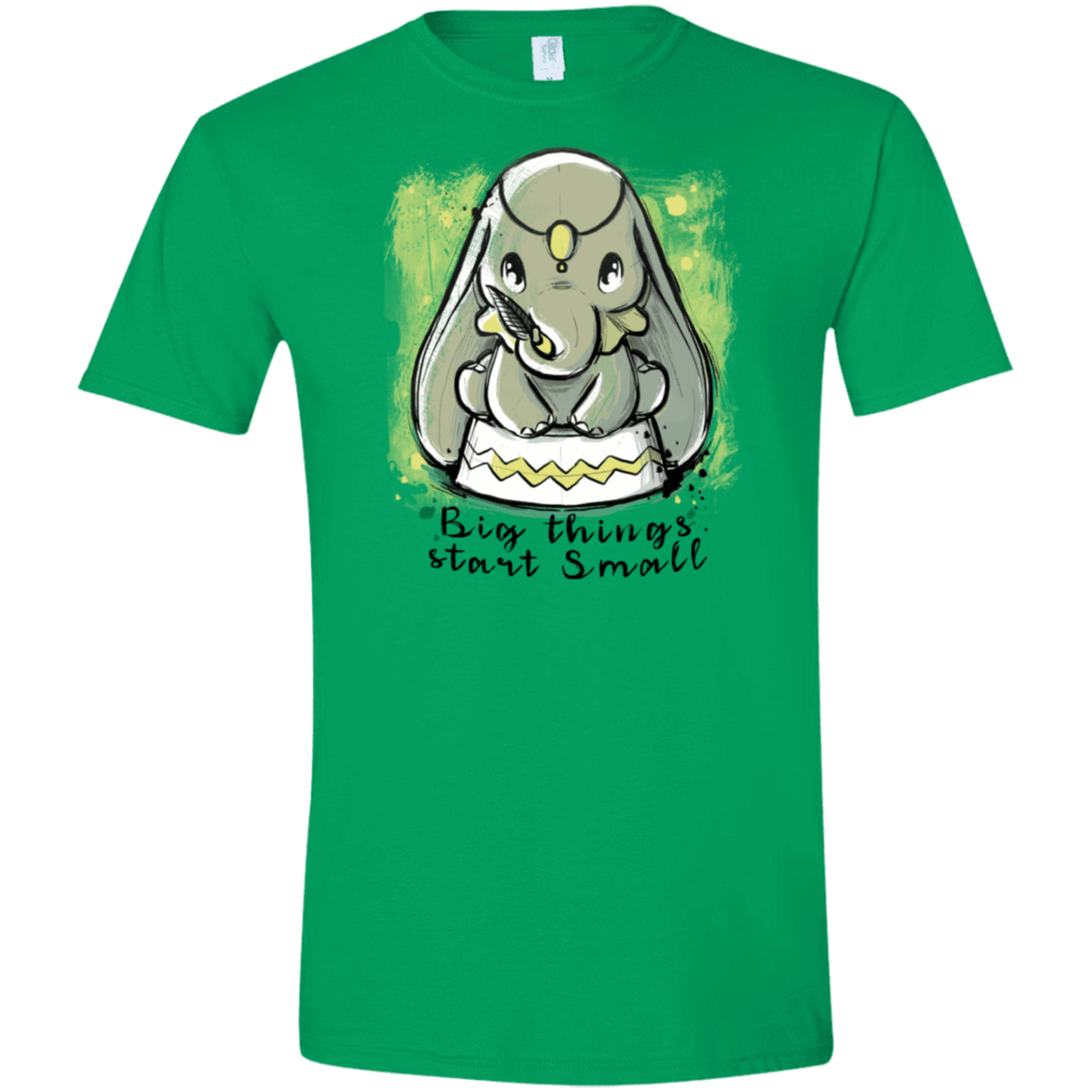 T-Shirts Irish Green / S Big Things Men's Semi-Fitted Softstyle