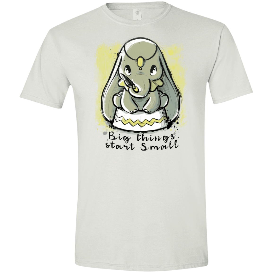 T-Shirts White / X-Small Big Things Men's Semi-Fitted Softstyle