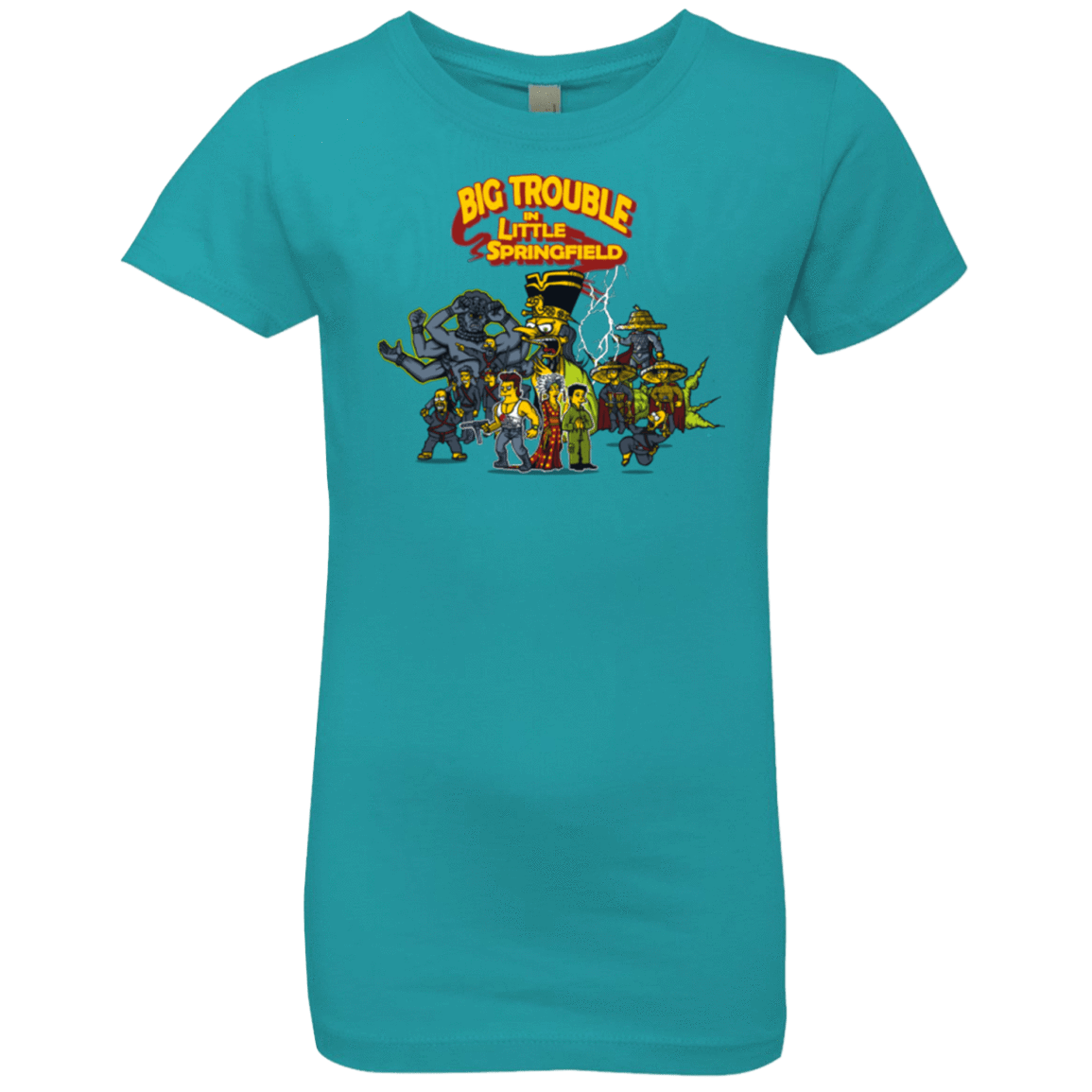 T-Shirts Tahiti Blue / YXS Big Trouble Girls Premium T-Shirt