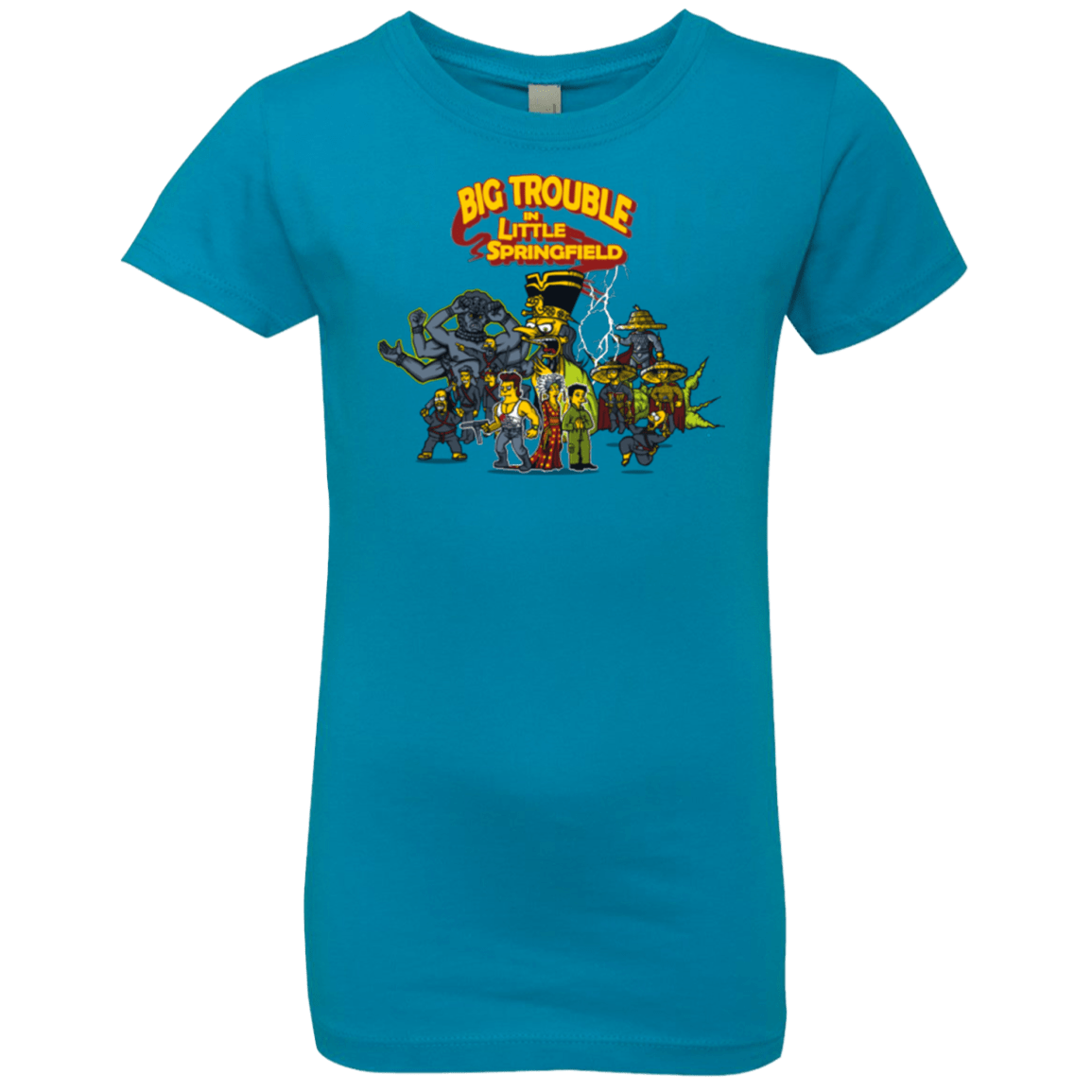 T-Shirts Turquoise / YXS Big Trouble Girls Premium T-Shirt