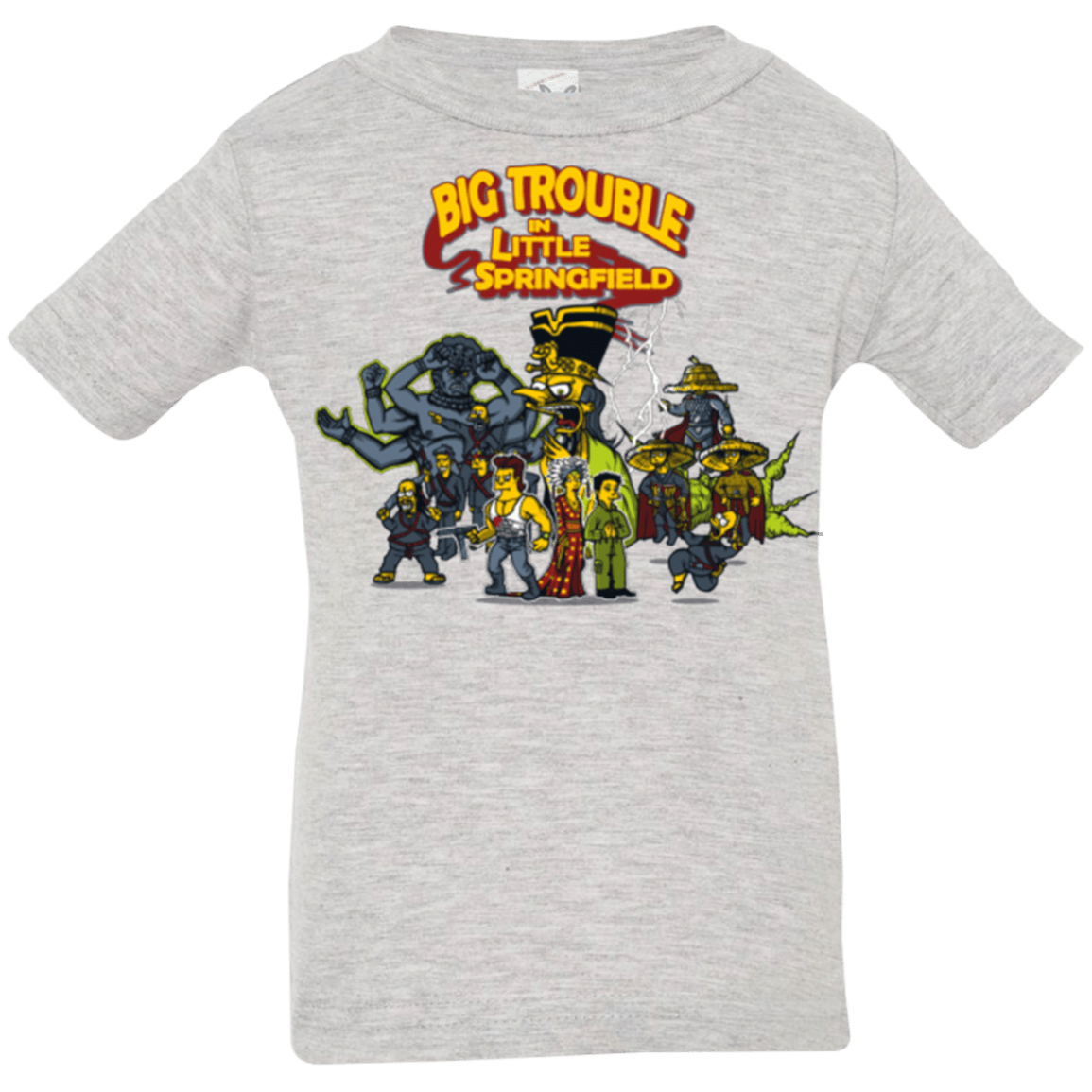 T-Shirts Heather Grey / 6 Months Big Trouble Infant Premium T-Shirt