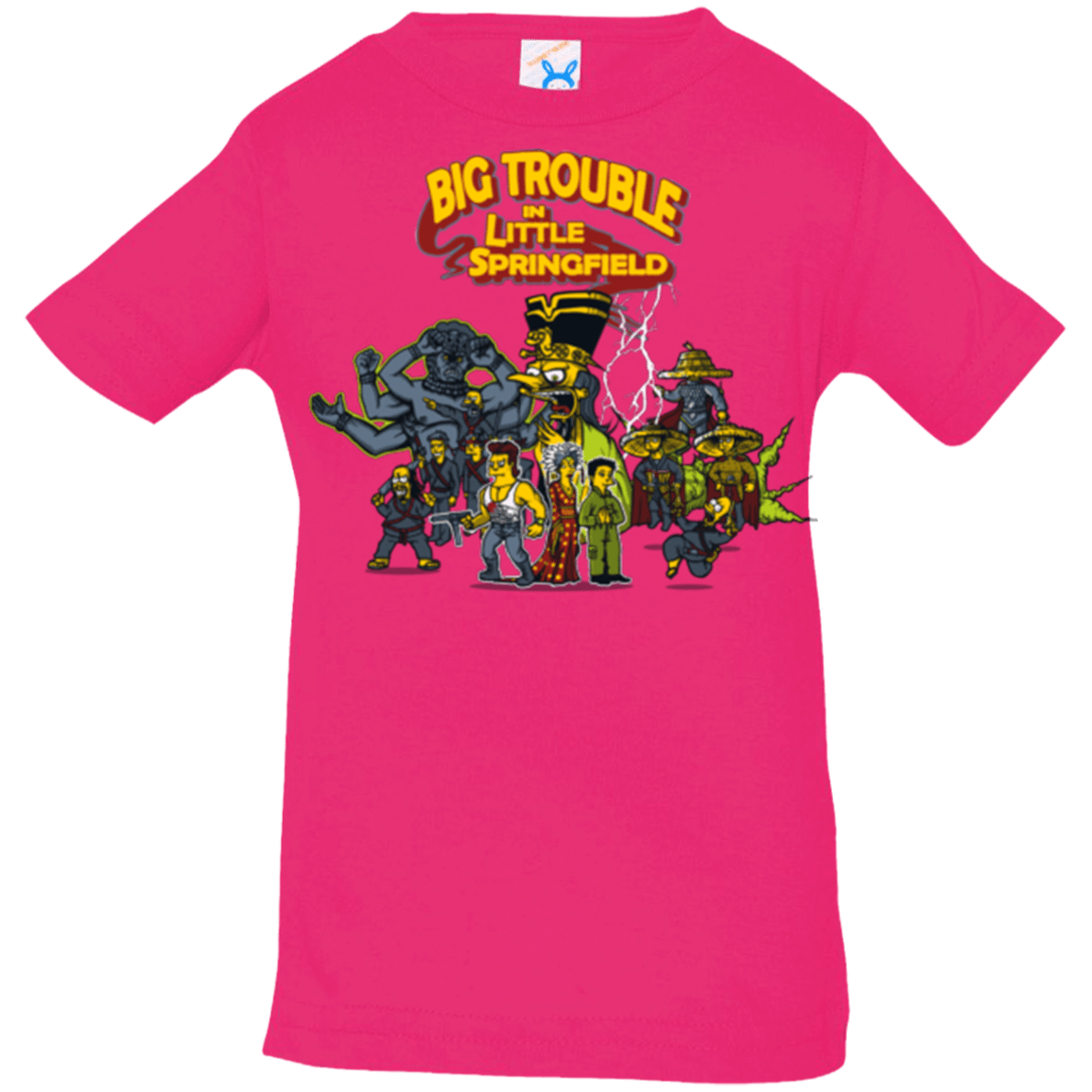T-Shirts Hot Pink / 6 Months Big Trouble Infant Premium T-Shirt