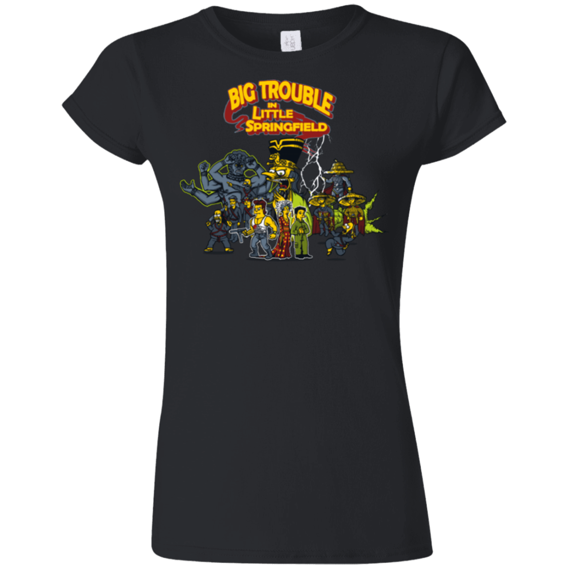 T-Shirts Black / S Big Trouble Junior Slimmer-Fit T-Shirt