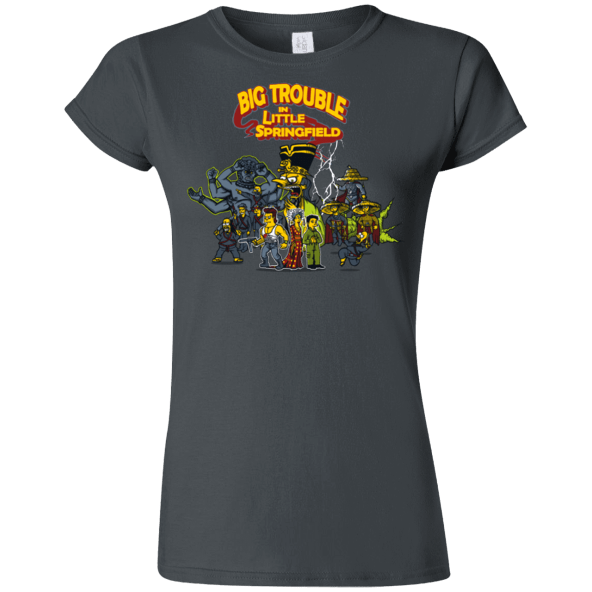 T-Shirts Charcoal / S Big Trouble Junior Slimmer-Fit T-Shirt