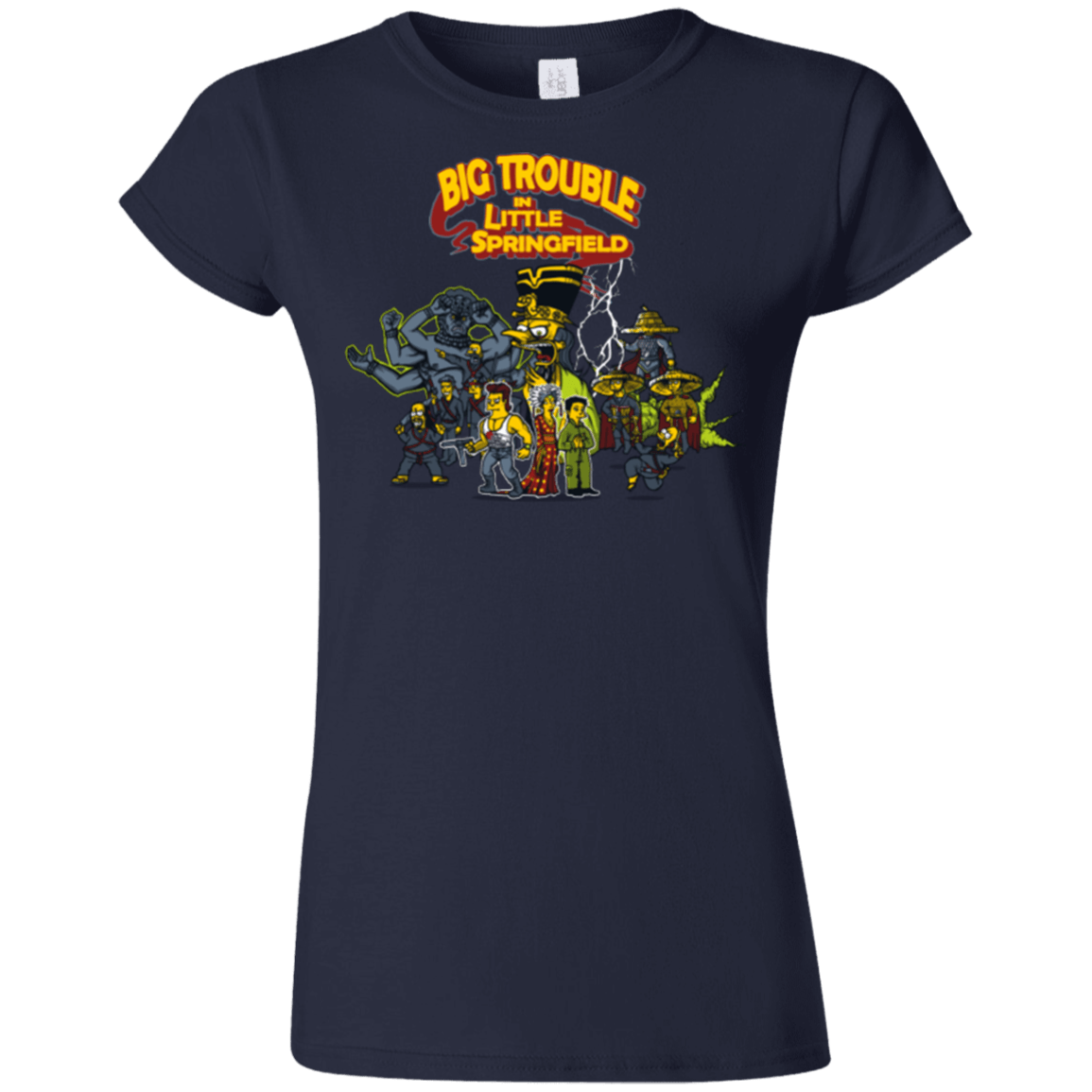 T-Shirts Navy / S Big Trouble Junior Slimmer-Fit T-Shirt