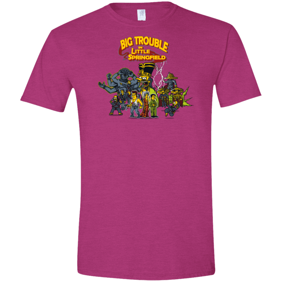 T-Shirts Antique Heliconia / S Big Trouble Men's Semi-Fitted Softstyle