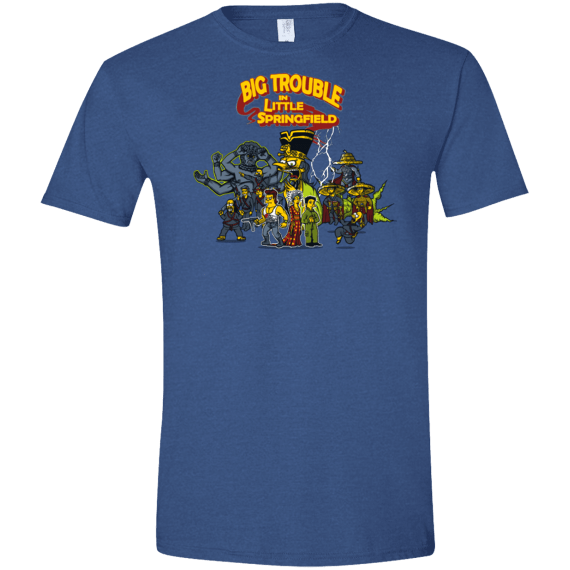 T-Shirts Heather Royal / X-Small Big Trouble Men's Semi-Fitted Softstyle