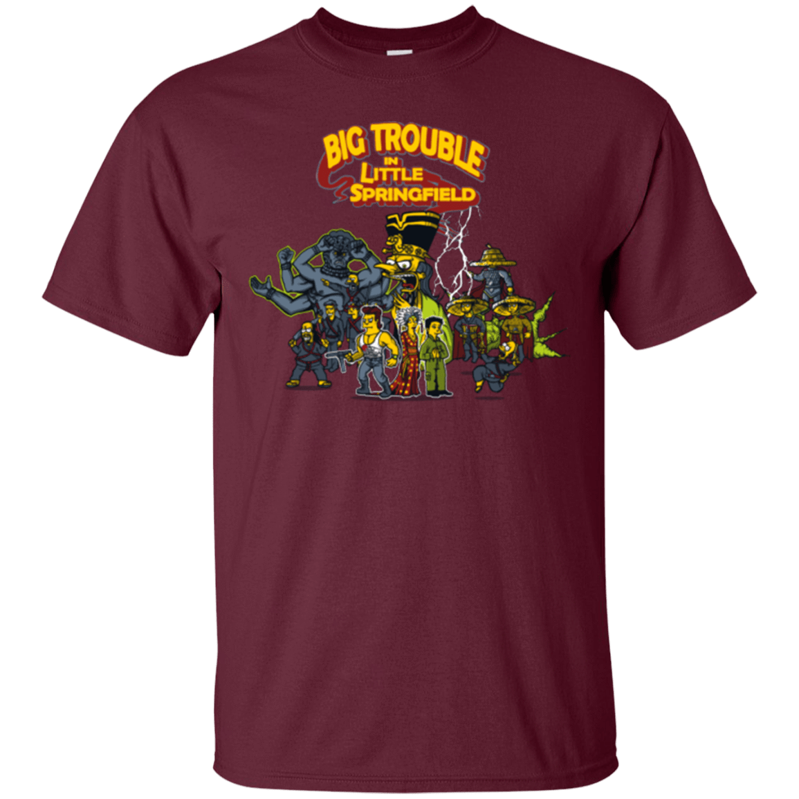 T-Shirts Maroon / S Big Trouble T-Shirt