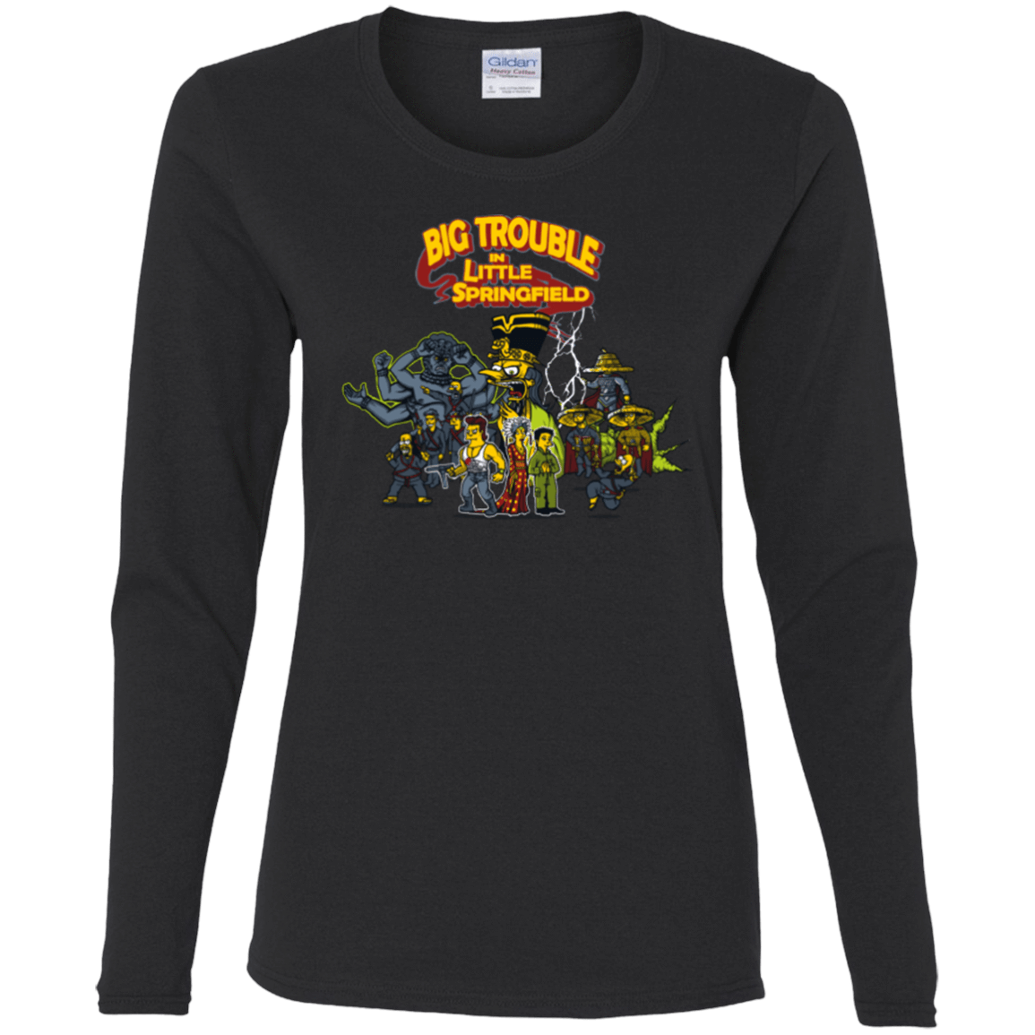 T-Shirts Black / S Big Trouble Women's Long Sleeve T-Shirt
