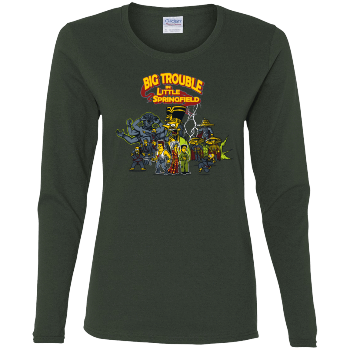 T-Shirts Forest / S Big Trouble Women's Long Sleeve T-Shirt