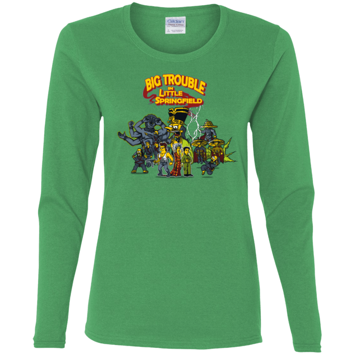 T-Shirts Irish Green / S Big Trouble Women's Long Sleeve T-Shirt
