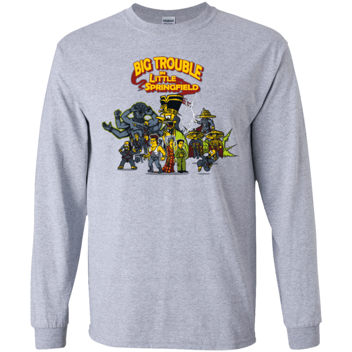 T-Shirts Sport Grey / YS Big Trouble Youth Long Sleeve T-Shirt
