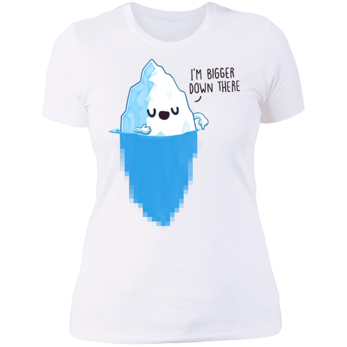 T-Shirts White / S Bigger Down There Women's Premium T-Shirt