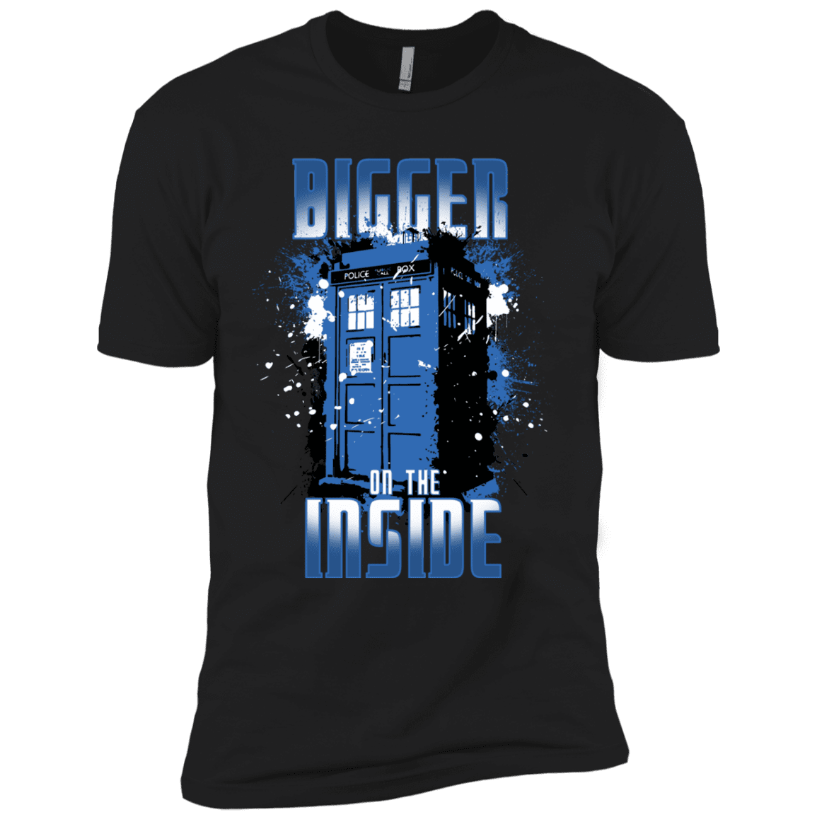 T-Shirts Black / YXS Bigger on the Inside Boys Premium T-Shirt