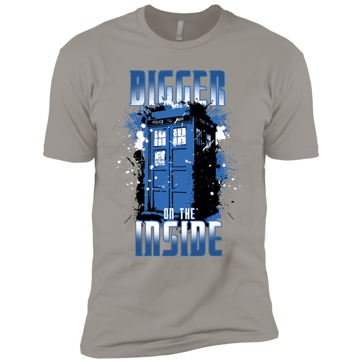 T-Shirts Light Grey / YXS Bigger on the Inside Boys Premium T-Shirt