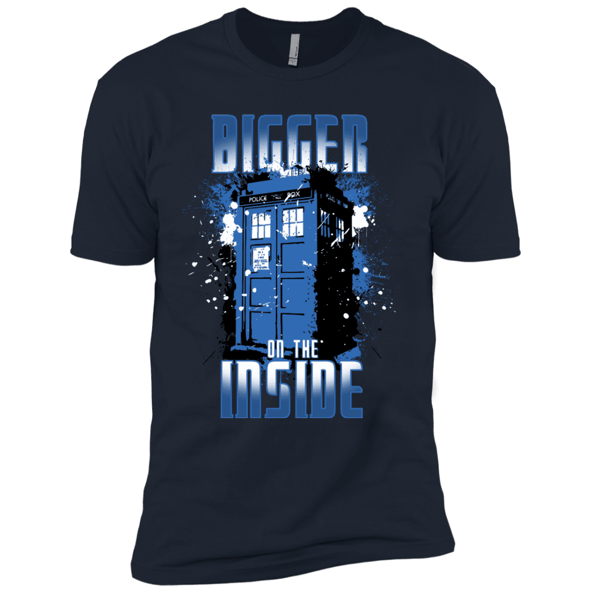 T-Shirts Midnight Navy / YXS Bigger on the Inside Boys Premium T-Shirt
