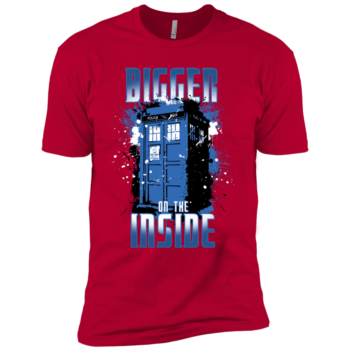 T-Shirts Red / YXS Bigger on the Inside Boys Premium T-Shirt