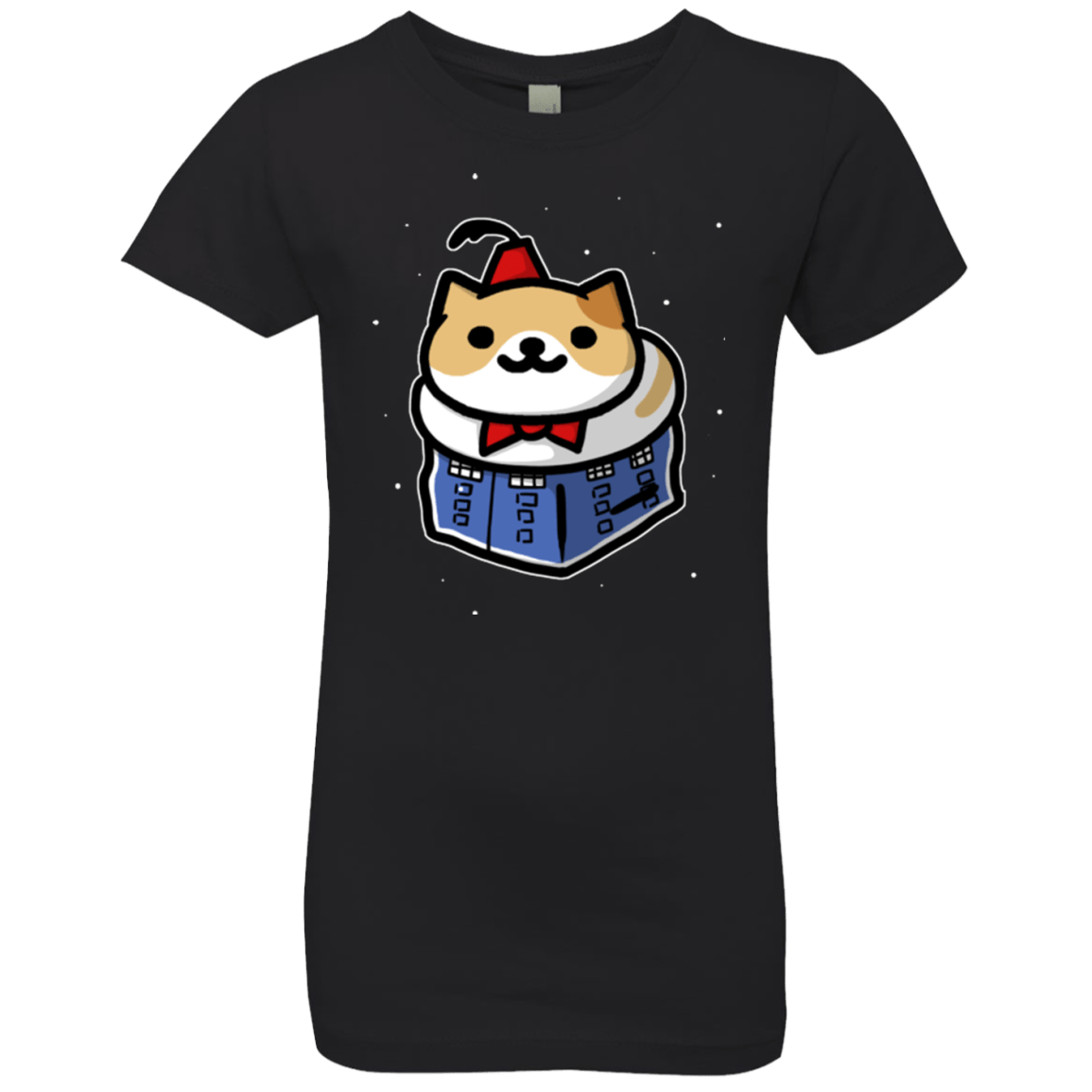 T-Shirts Black / YXS Bigger On The Inside Girls Premium T-Shirt